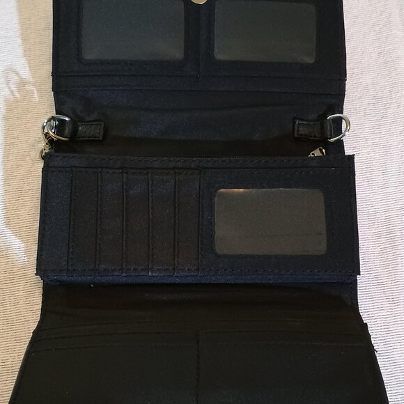 Handbag & Wallet Set / Womens / One Size / Black Sugar Skulls / Day of the Dead - Picture 10 of 12